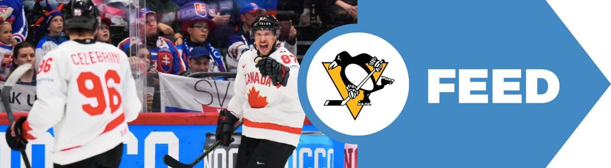 Crosby, Celebrini team up vs. Slovakia taken in Downtown (Penguins)